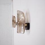 Murano wall lamps in blown glass.