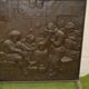 Brass fireplace firewall