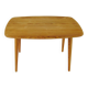 Table basse moderne du milieu du siècle en pin Suède 1940s