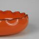 Glass bowl "Tango" in Art Deco style, bohemian orange colour, created by Michael Powolny for Loetz, 1914.