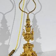 Lampe en Bronze Doré, époque Napoléon III – Milieu XIXe