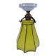 Yellow glass porcelain lamp, early 20th century