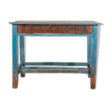Rustic blue table