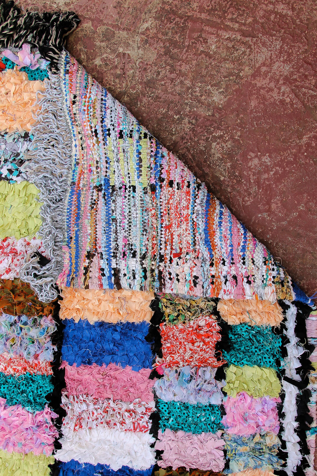 Berber butchery carpet "oulmès" 97x185cm