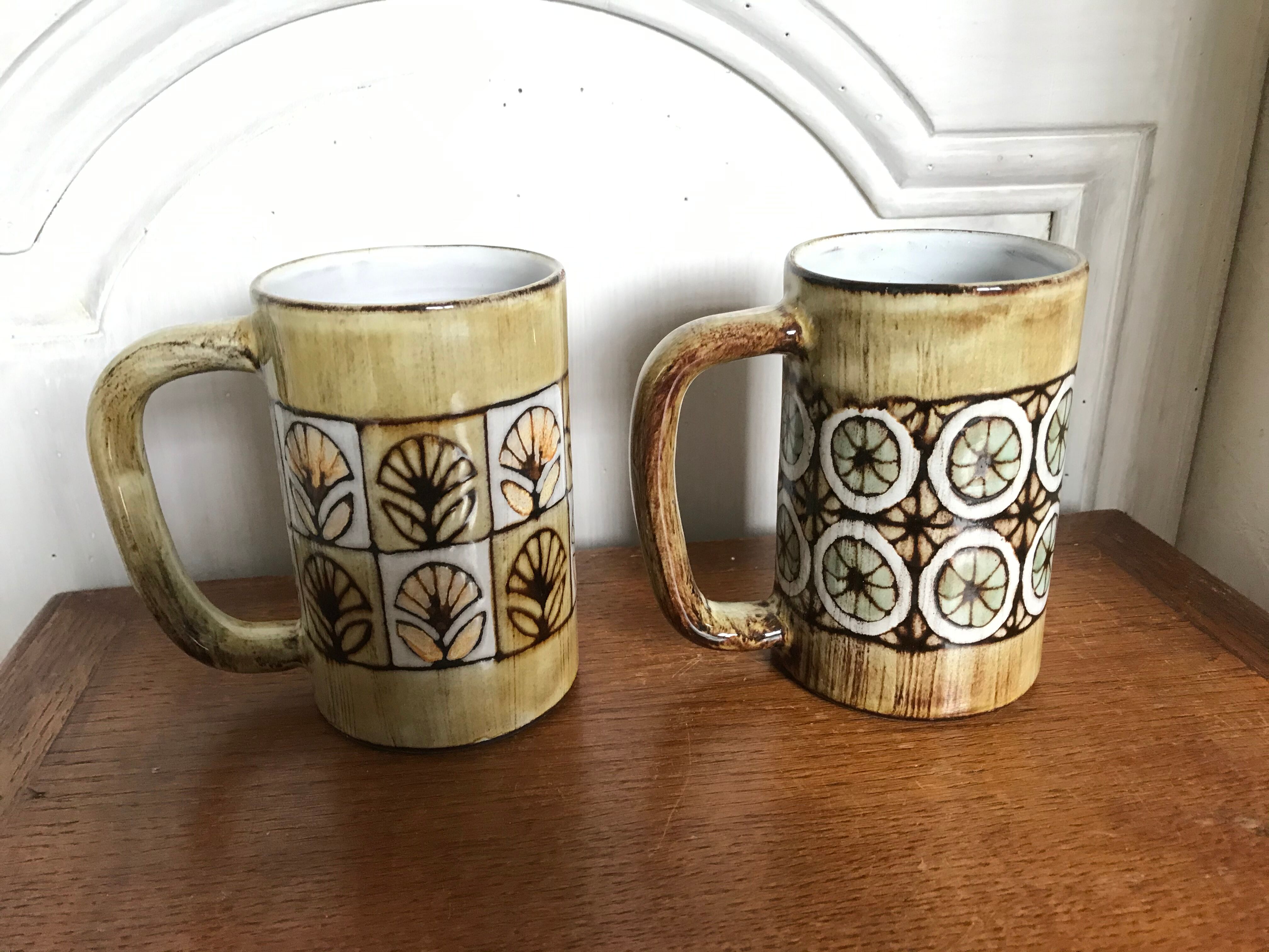 Pair of mugs Malarmay Vallauris