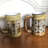 Pair of mugs Malarmay Vallauris