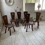 Solid oak chairs Savoyard cap popular art