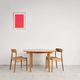 Table ronde extensible en chêne par Hans J. Wegner, Danemark, années 70