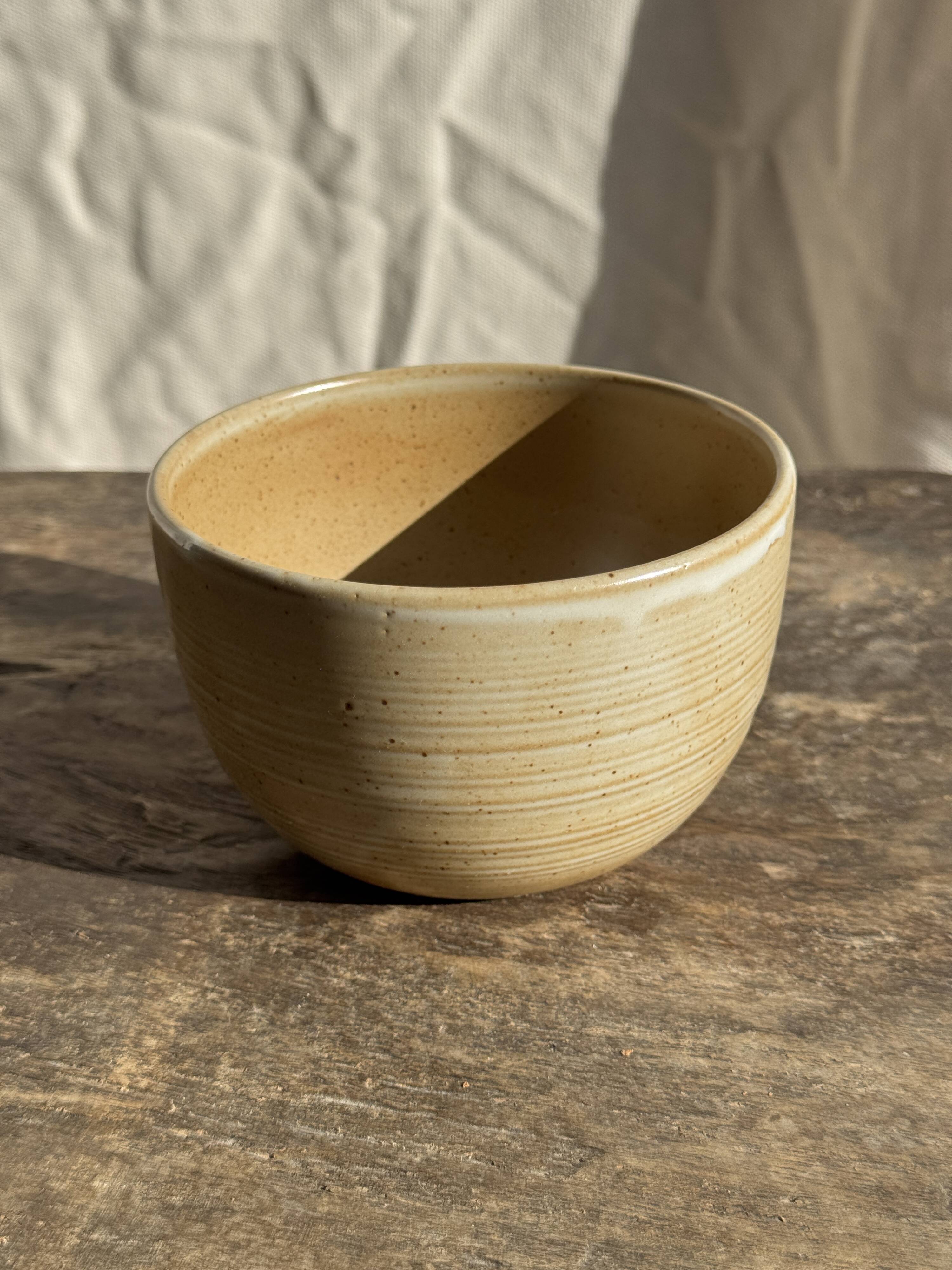 Mini stoneware bowl CNP Village France H7.5 D12