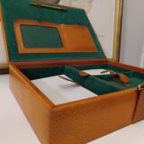 Coffret cuir ancien