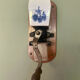 Old wall-mounted coffee grinder