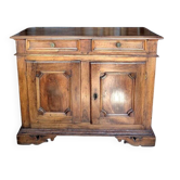 Buffet à deux portes en noyer du Piémont, XVIIIe siècle