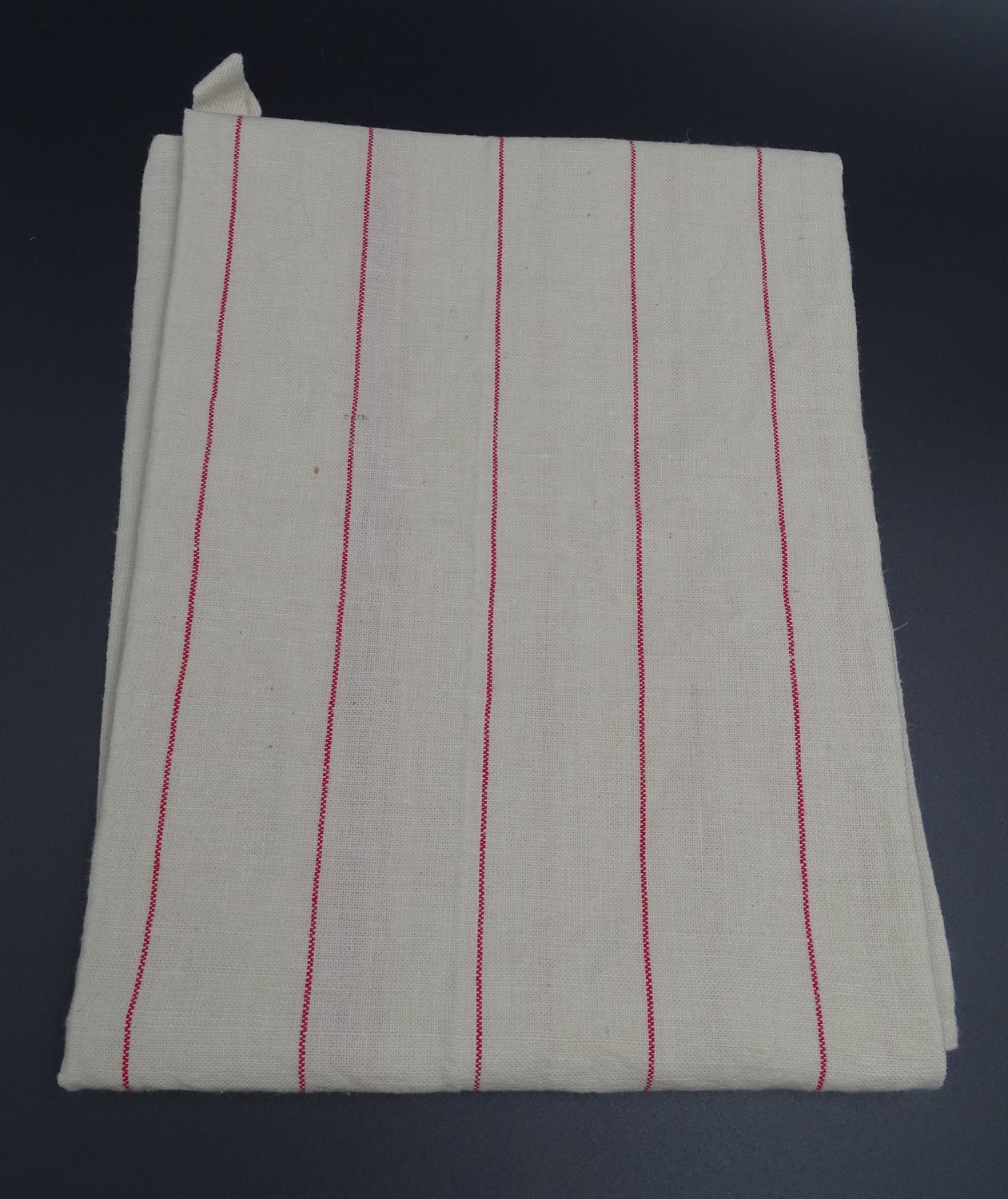 Lot of two old linen towels - Bragard Etiquette in Epinal - circa 1920-1930