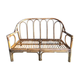 Rattan bench