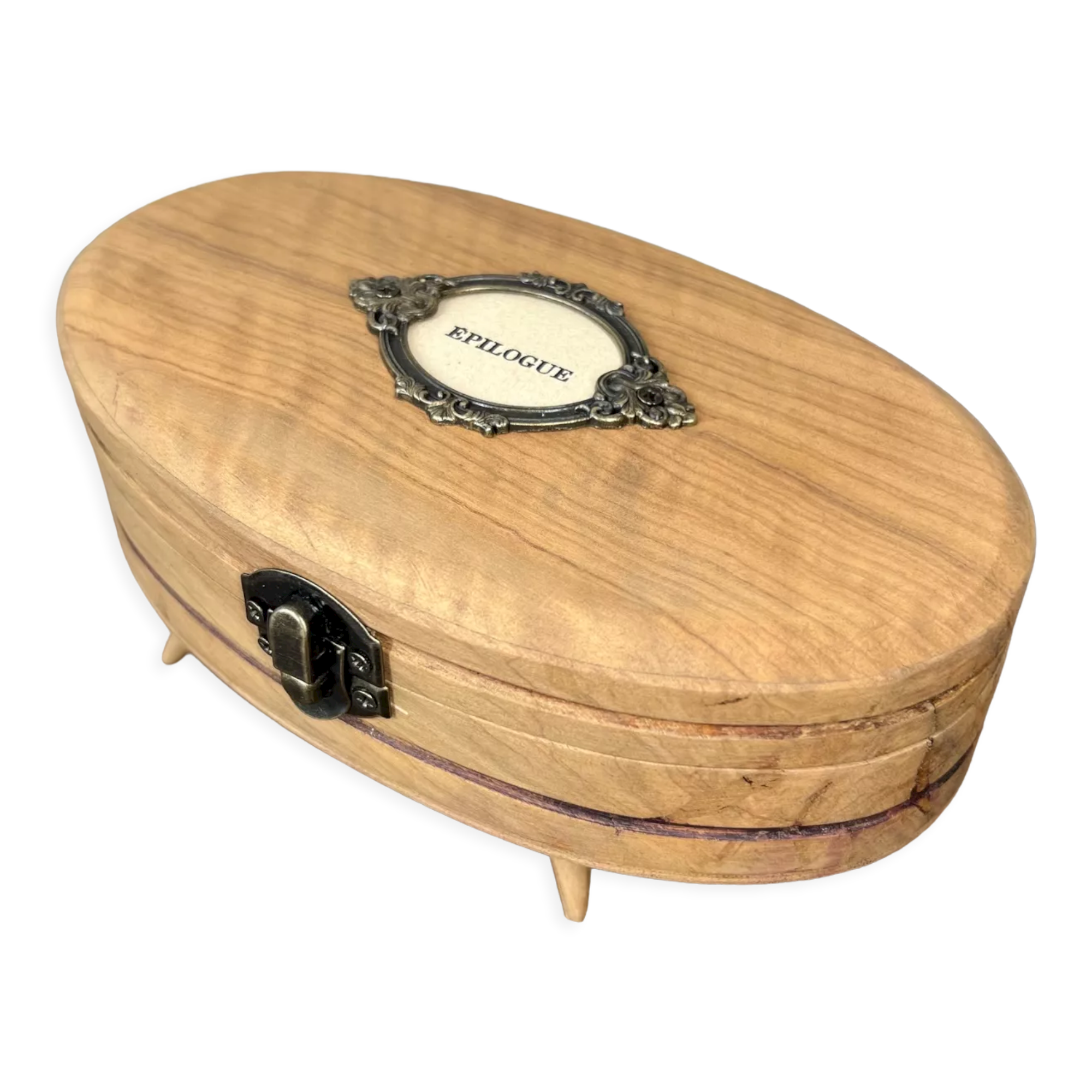 Wooden jewelry box "epilogue"