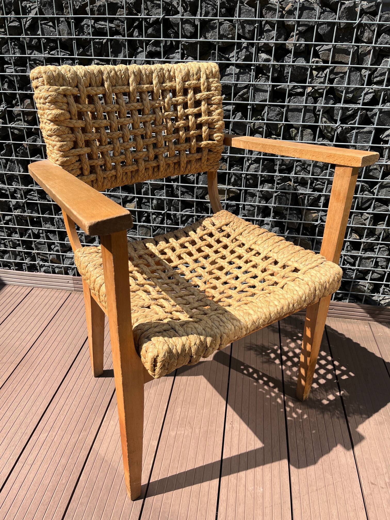 Audoux &  Minet Bridge Armchair, 1950s