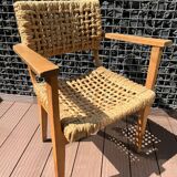 Audoux &  Minet Bridge Armchair, 1950s