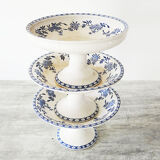 Former trio of dresden porcelain compotiers