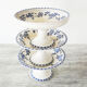 Former trio of dresden porcelain compotiers