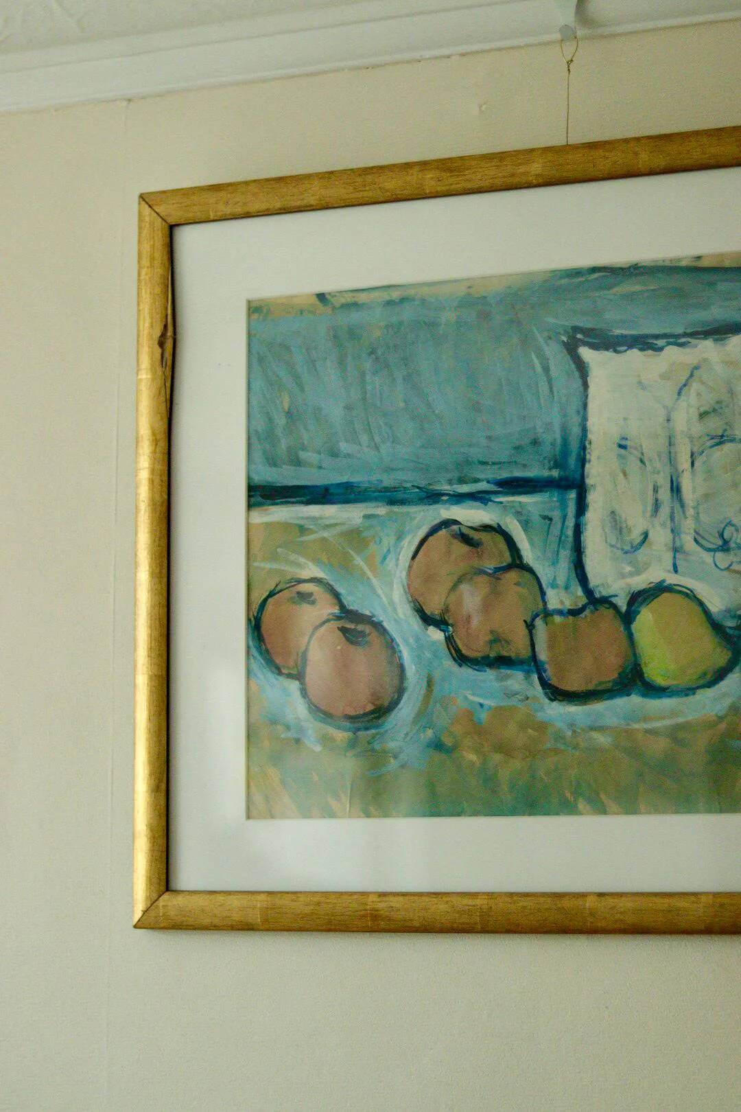 Original Swedish pastel on paper – by Lage Lindell
