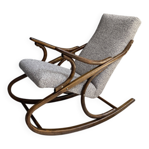 Fauteuil à bascule par TON / Thonet