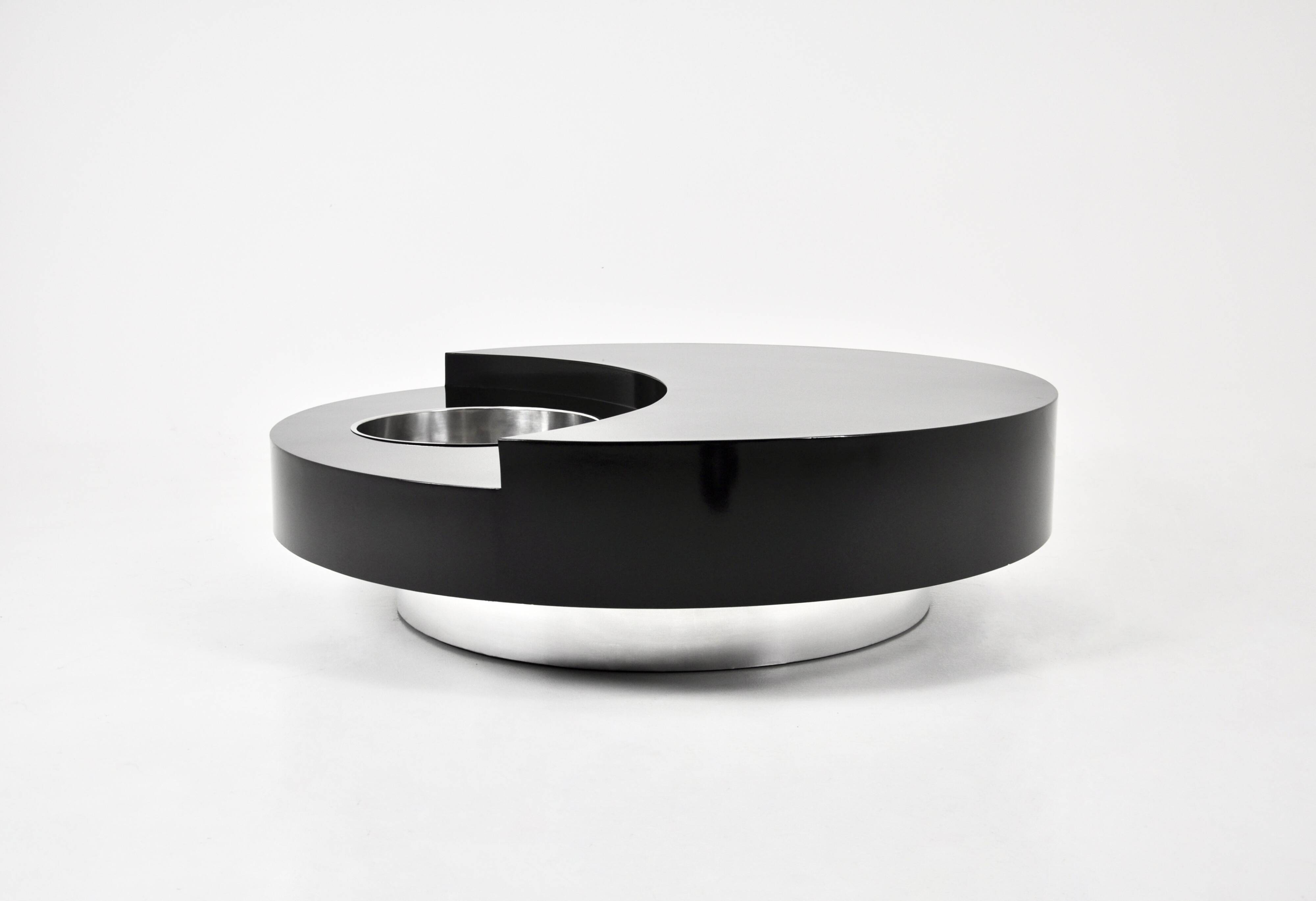Table basse « TGR » de Willy Rizzo, 1970s