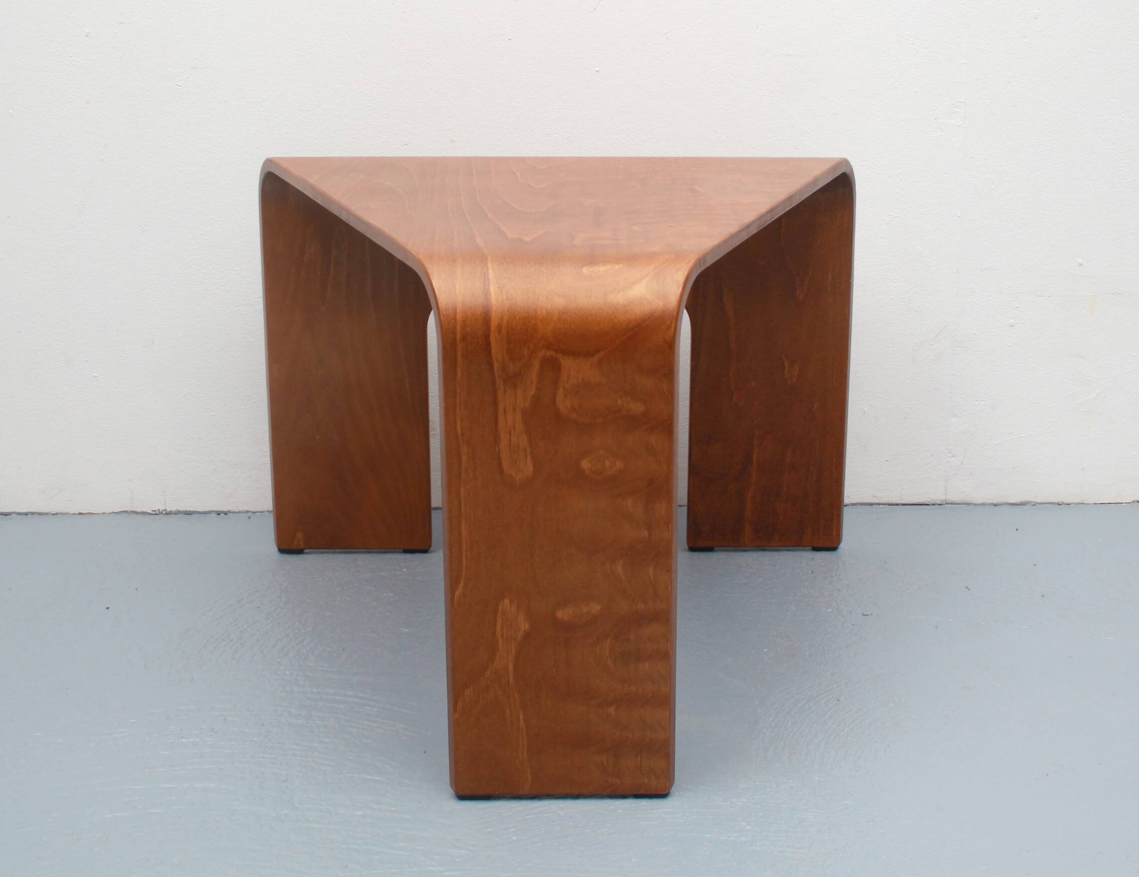 1970s designer coffee table in plywood