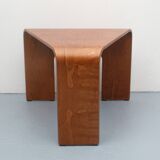 1970s designer coffee table in plywood