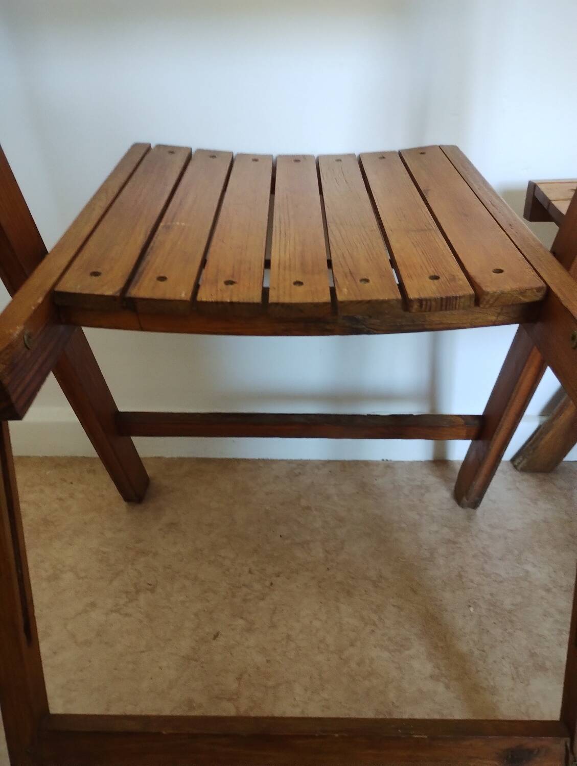 Vintage folding chairs
