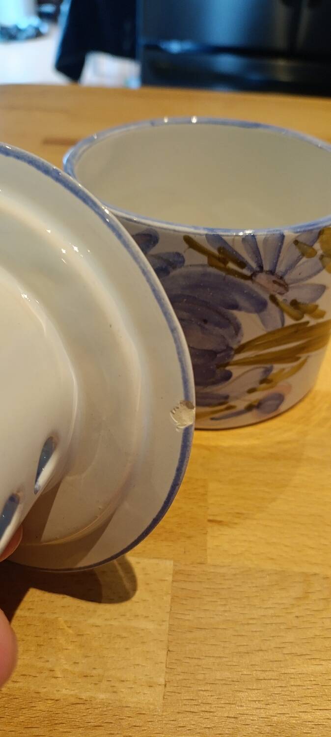 Water butter dish
