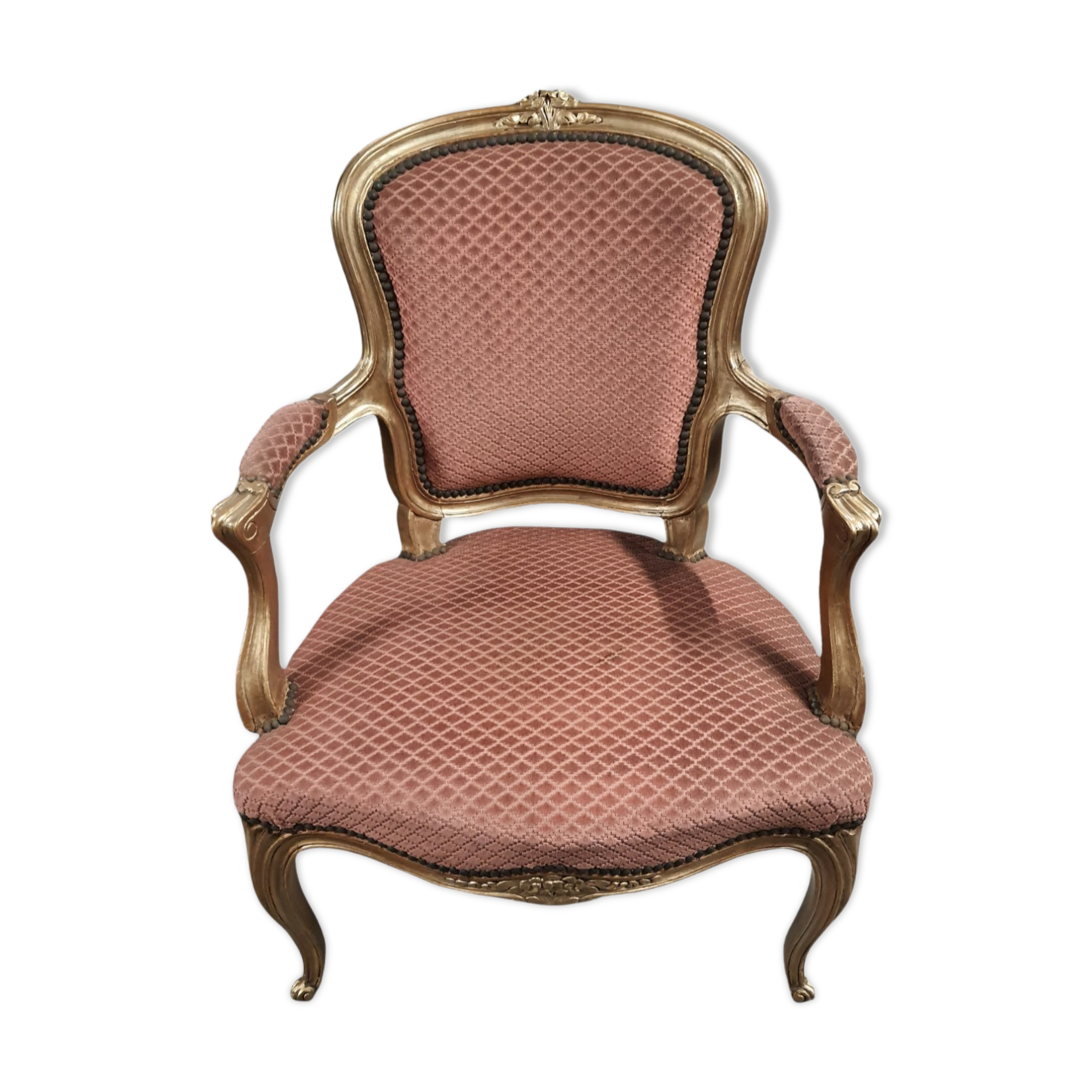 Louis XV style convertible armchair