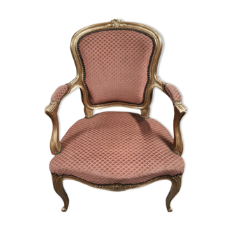 Fauteuil cabriolet style Louis XV