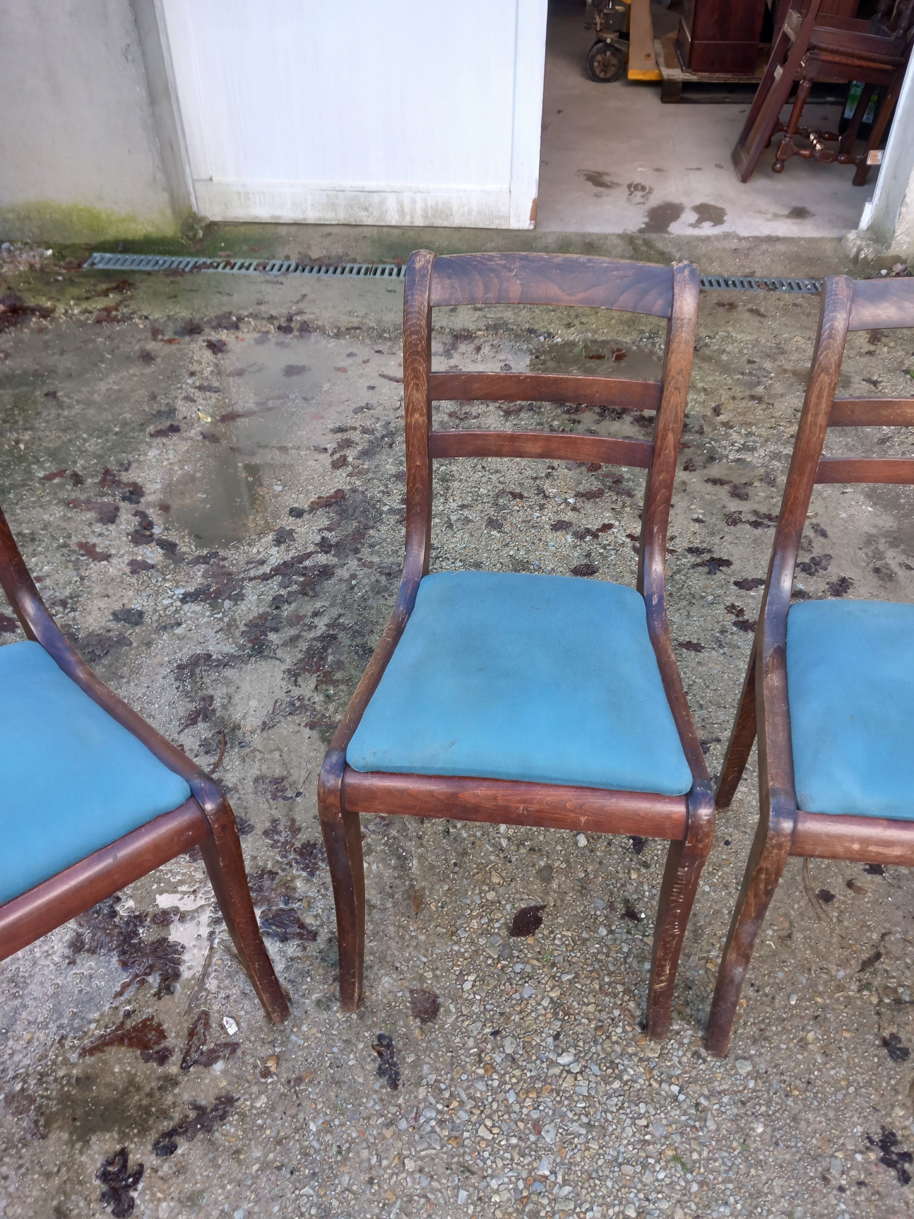 4 Louis Philippe style chairs