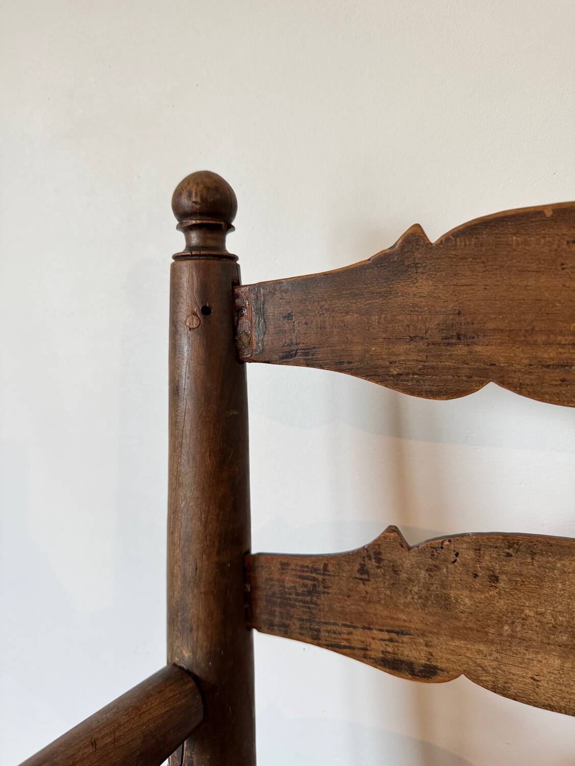 Antique 19th-century country armchair