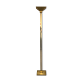 Halogen gold brass lamp design of the 70s