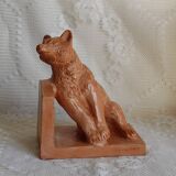 Thomas Cartier terracotta bear book holder