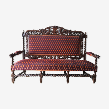 19th-style bench Henri II