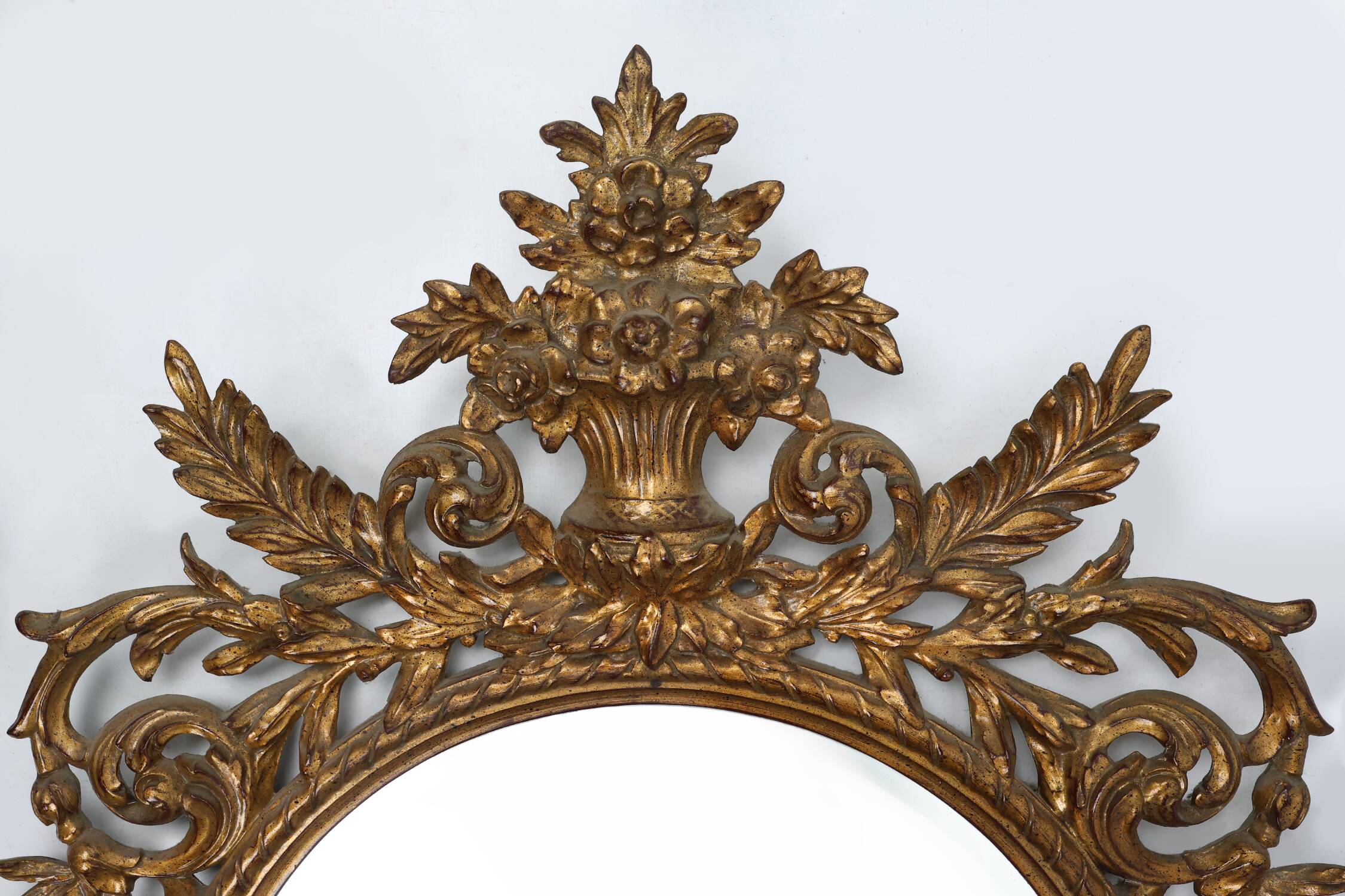 20th Century large Baroque Mirror by Deknudt, Belgium