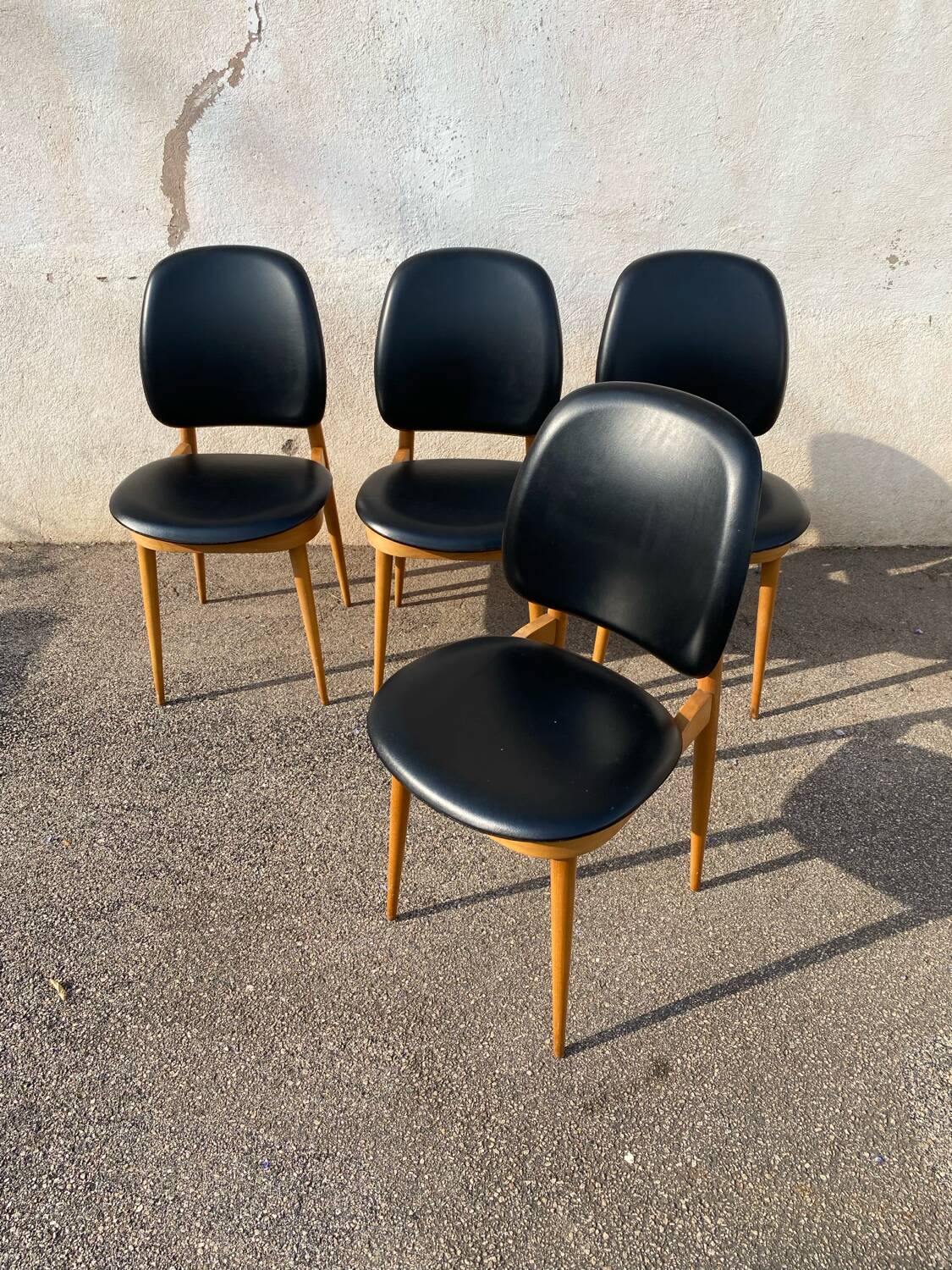 Set de 4 chaises pégase baumann