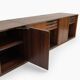 Poul Cadovius Floating Wall Mounted Rosewood Sideboard By CADO, 1960s.