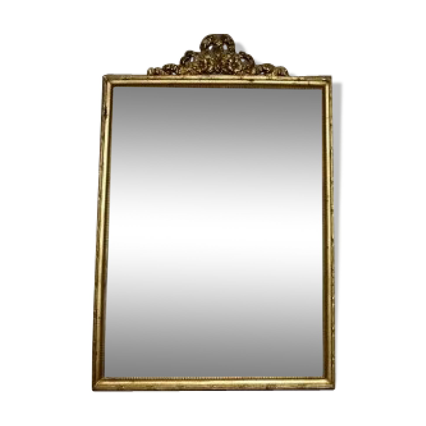 Frame a knot adorned with Golden brass Louis XVI