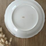 Plat creux porcelaine oiseau de paradis