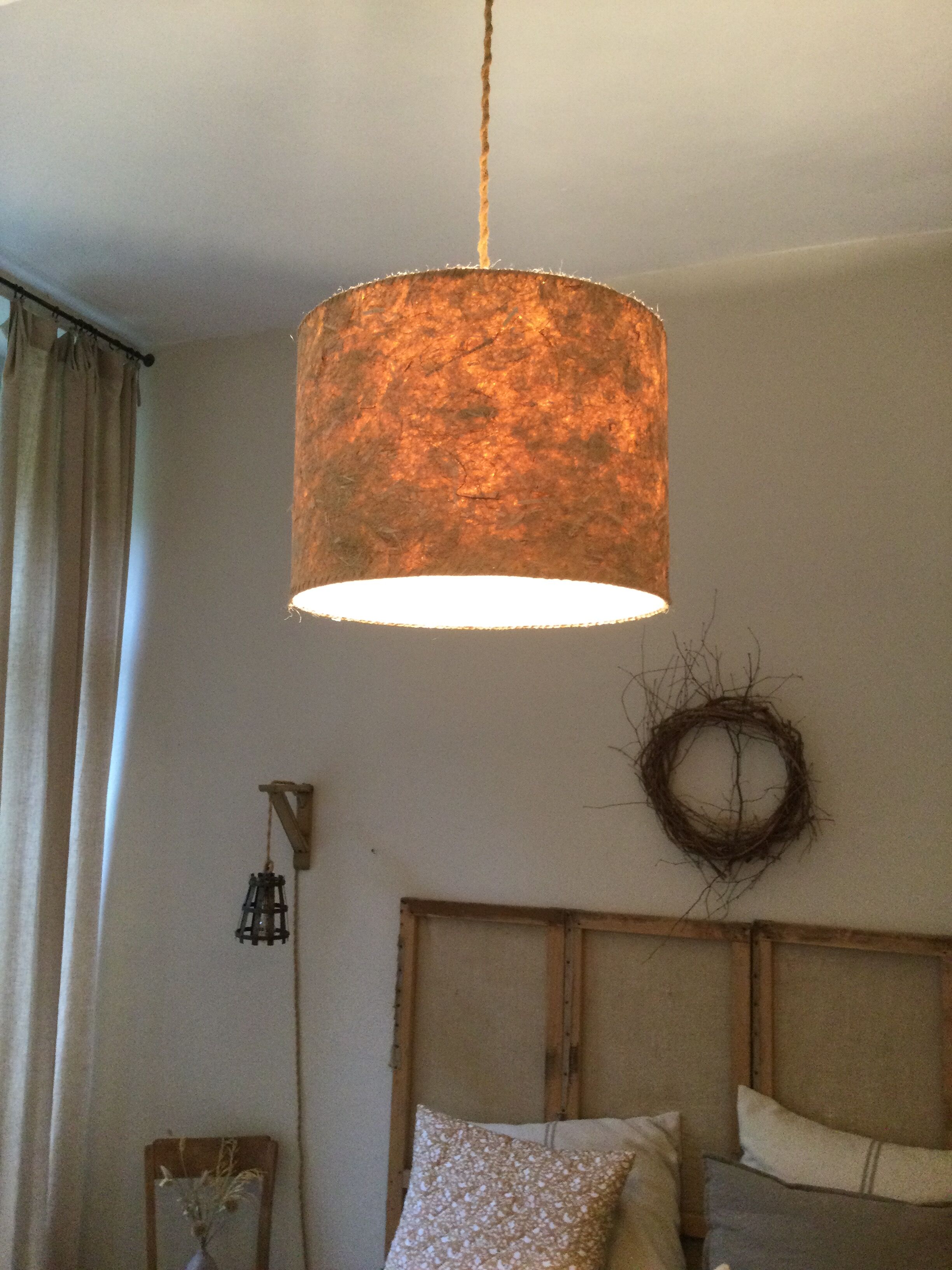 Hemp lampshade
