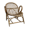 Rattan armchair Dutch Design 1950