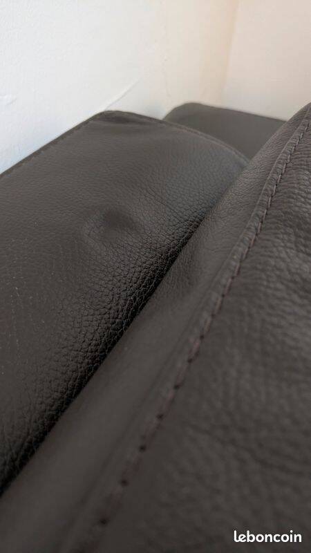 3-seater sofa Cierre Imbottiti – High-quality leather – Very good condition