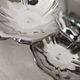 Dessert / ice cream bowls in 18/10 stainless steel, Guy Degrenne style, flower shape.