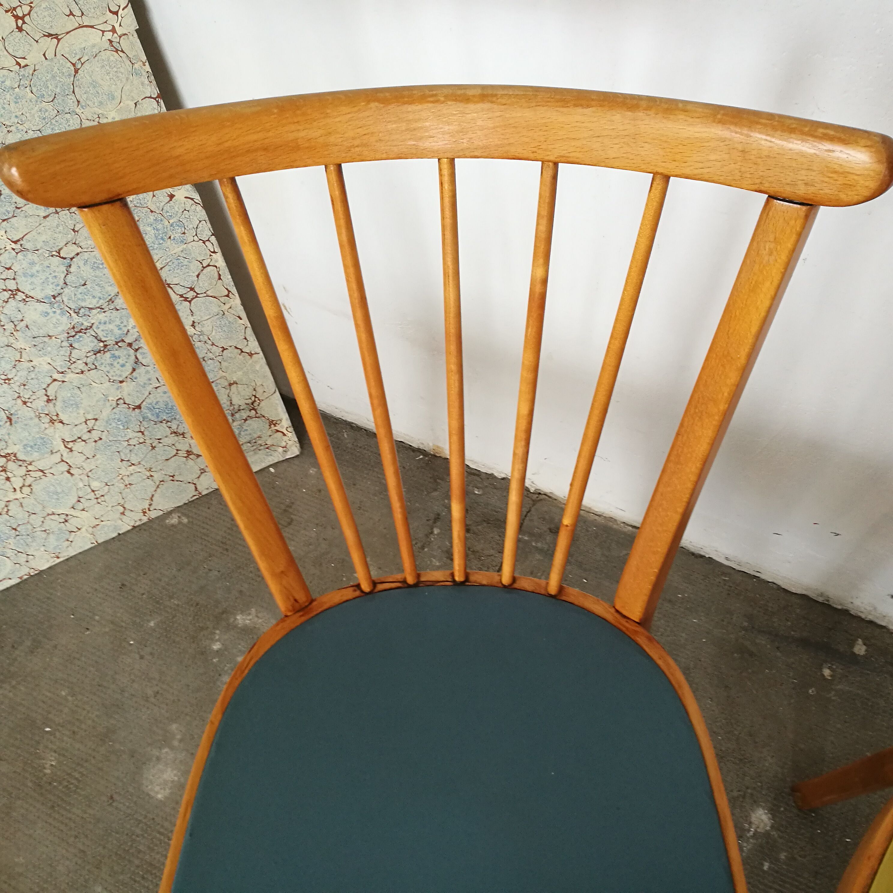 Set of 6 vintage chairs with mismatched bars