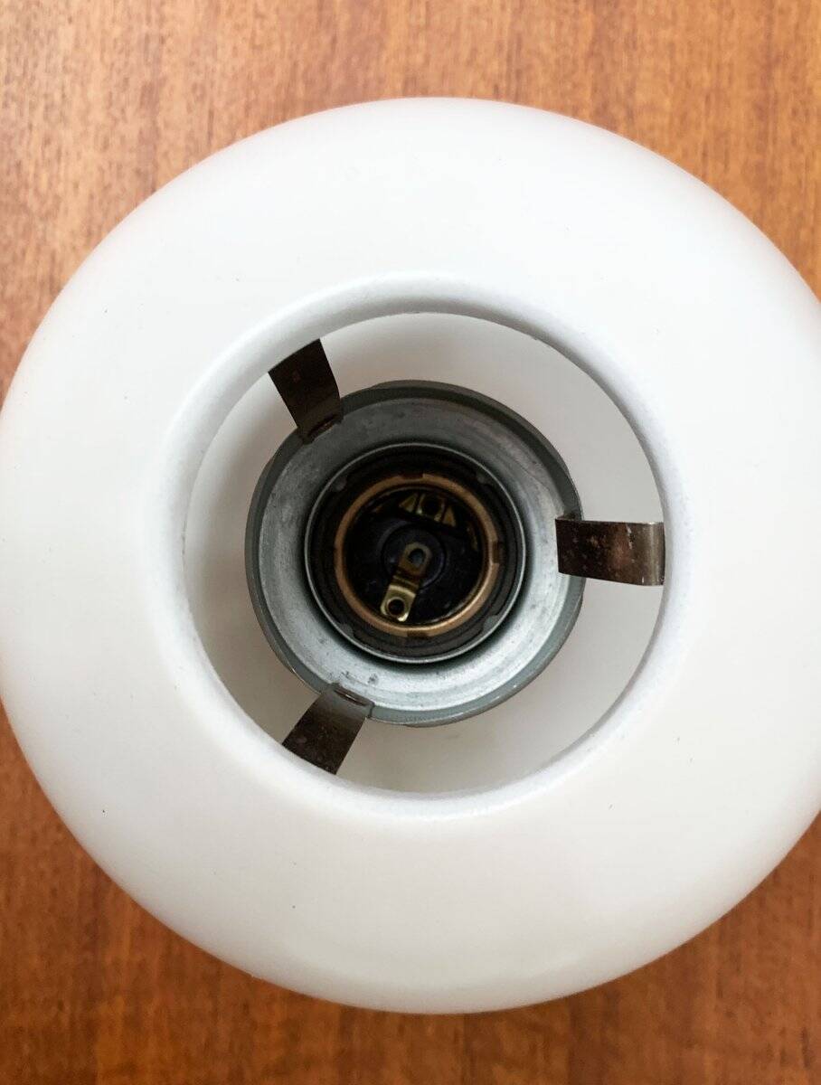 Table lamp or mushroom wall light from the German space age mid-century by Klaus Hempel for Kaiser Leuchten, 1970s, set of 2.