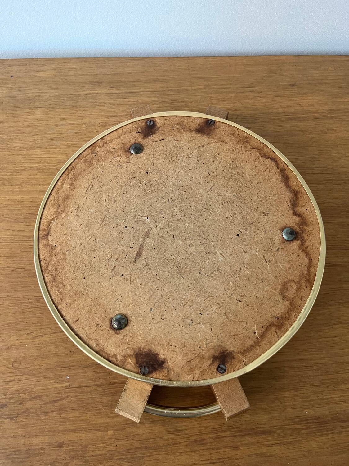 Small graphic trays from the 1950s.