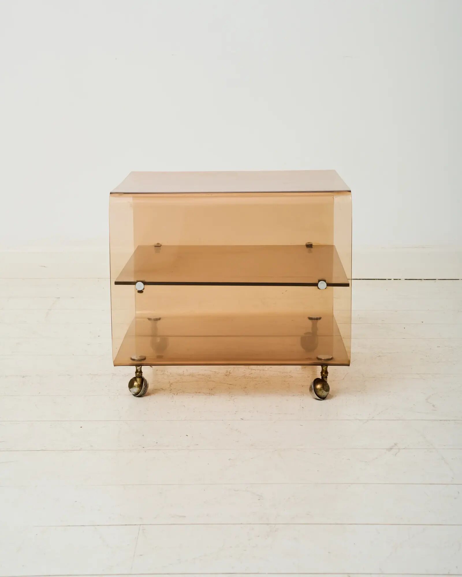 Side table on wheels, Michel Dumas, Roche Bobois, 1970